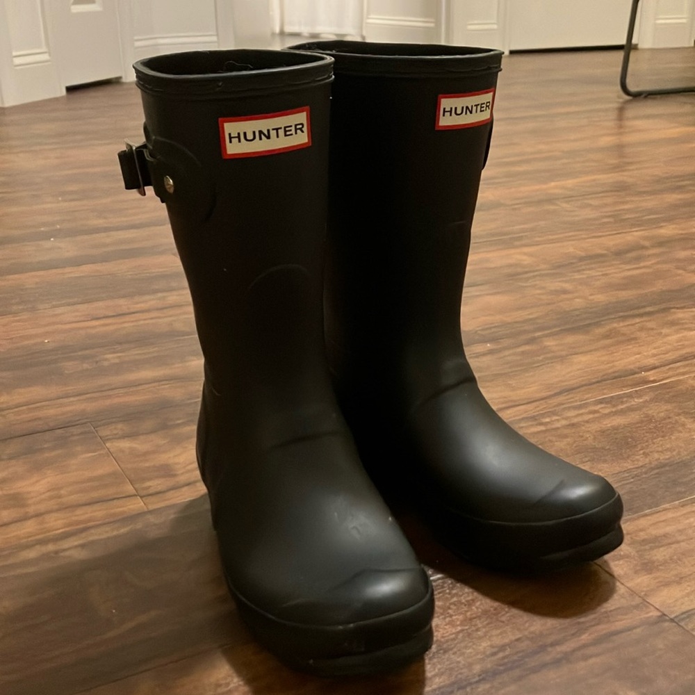 Hunter Black Rain Boots